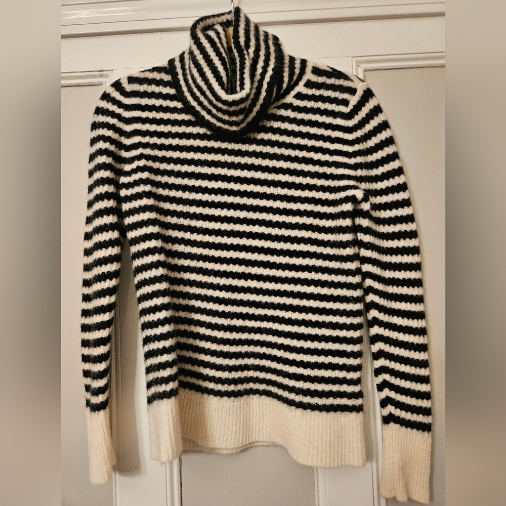 Banana Republic Striped Cowl Neck Sweater